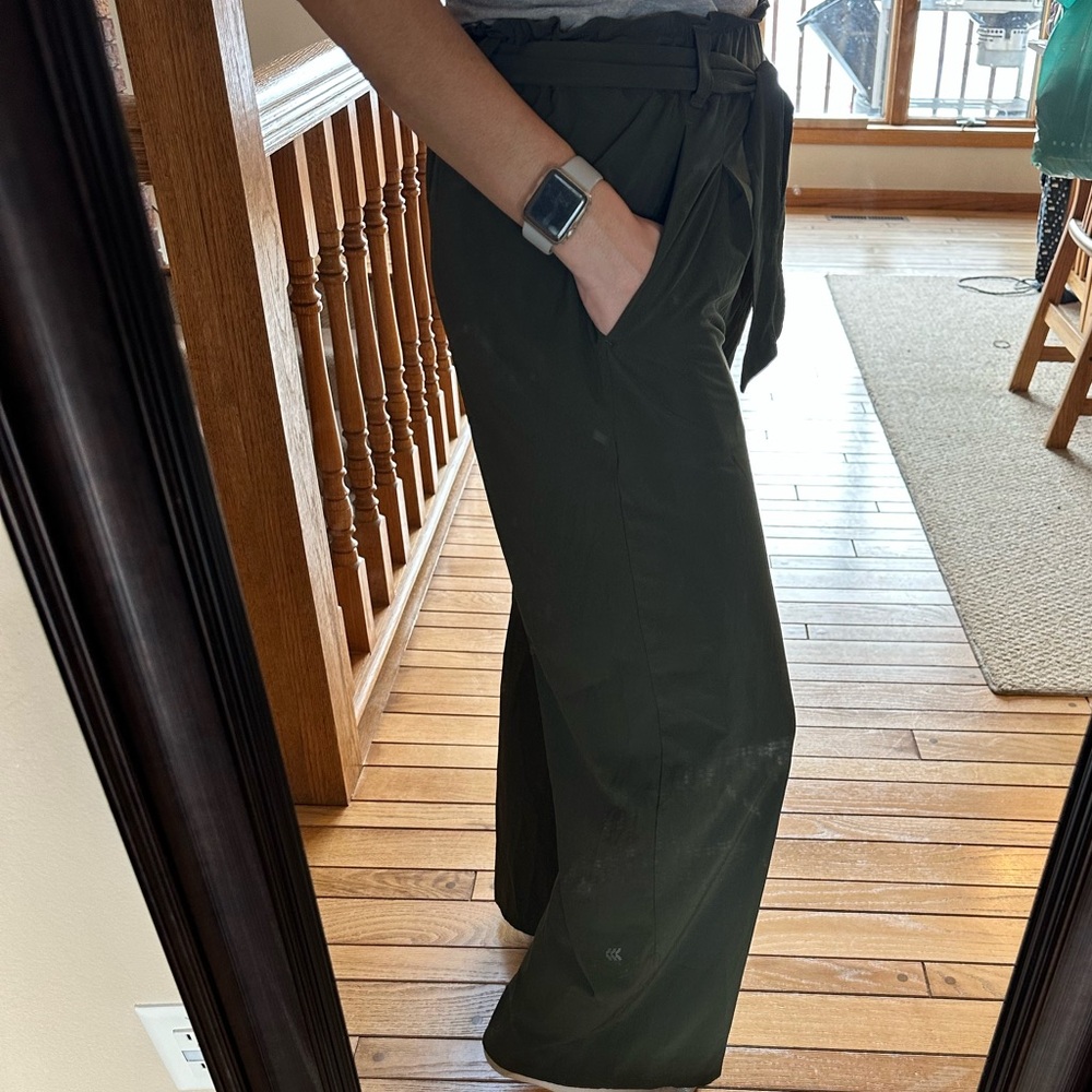 Wide leg all in motion dress pants